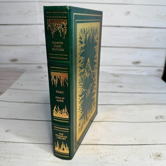 ESAU Philip Kerr SIGNED First Edition Franklin Library Leather Hardcover Book - Picture 1 of 11